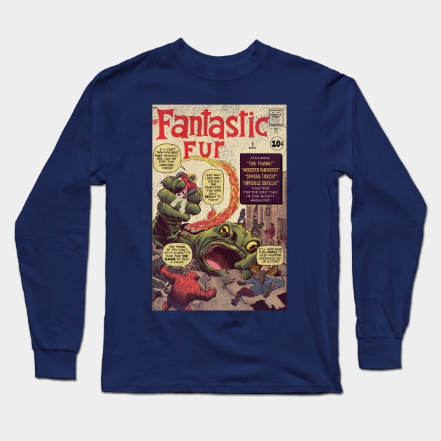 Fantastic Fur 1 Long Sleeve T-Shirt by ThirteenthFloor